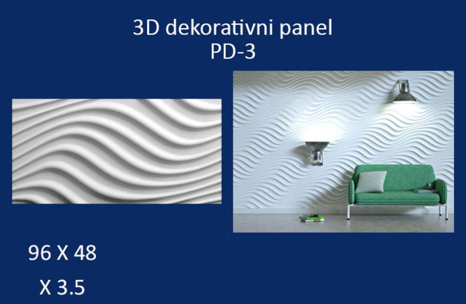 3D zidni panel PD-3 – Zidne obloge-3D zidni paneli-Deko kamen stiropor