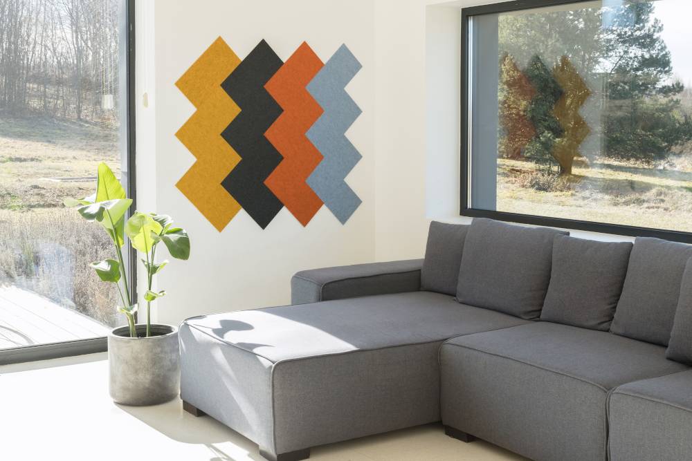 Dekorativni zidni elementi od filca