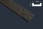 Imitacija drvene daske DR-01 tamna 2.6m